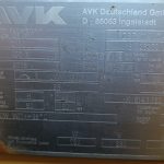 AVK generator 2750 KVA