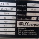 63 KVA SEnergie Gas-BHKW G 4.12 TI(17)